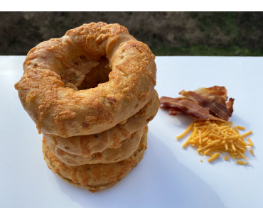 Low Carb NY Style Bacon Cheddar Bagels 9 pack - Fresh Baked